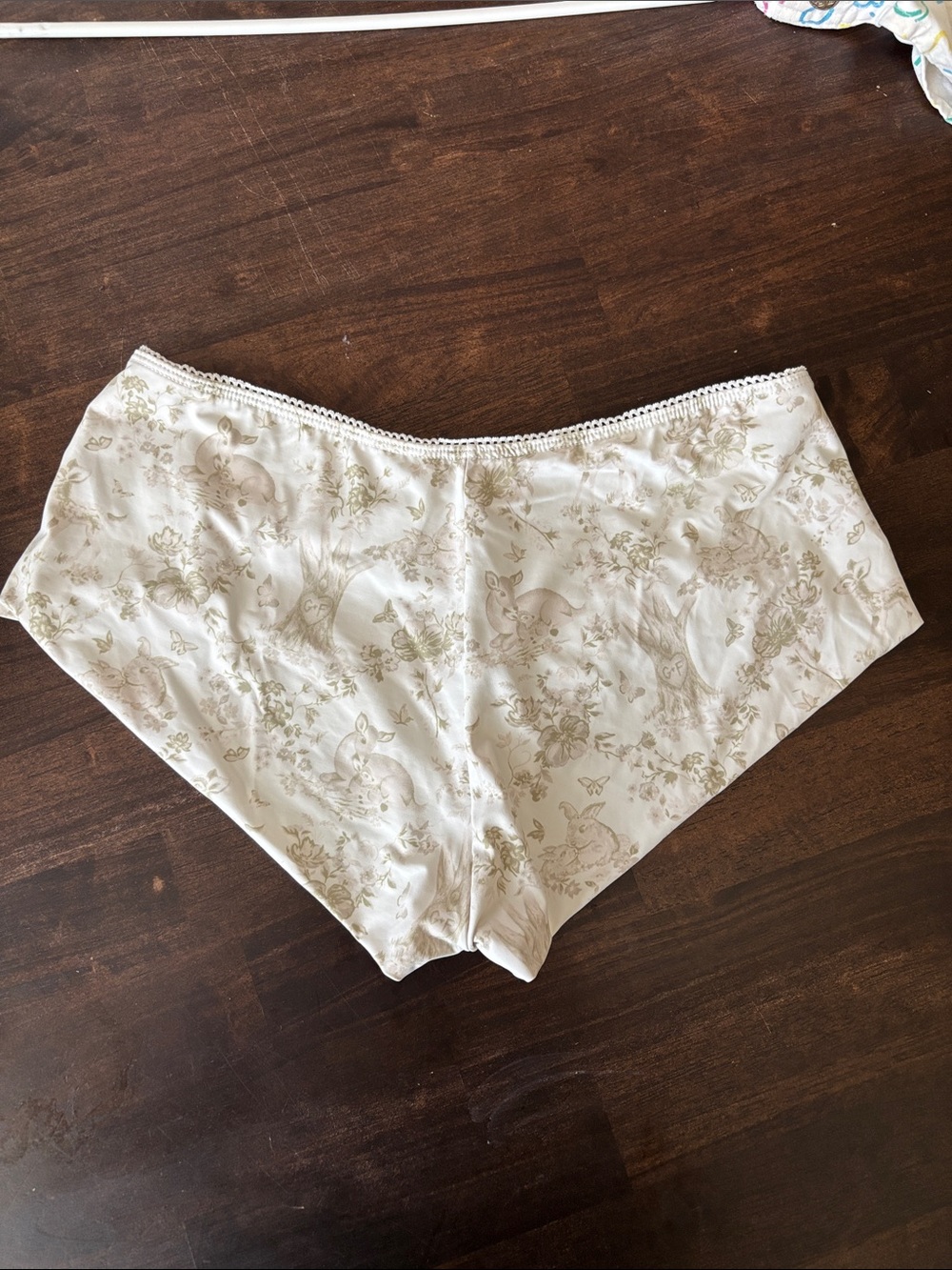 Frankie's Bikinis Cream Floral Bikini Bottoms - Picture 4 of 4